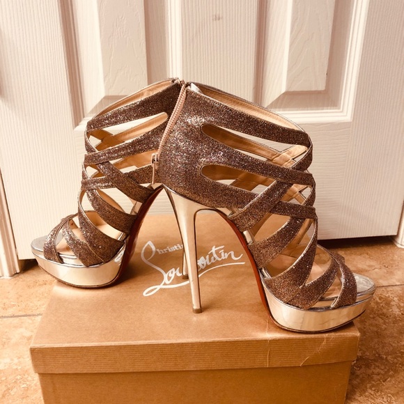 Christian Louboutin Balota 150 Glitter/Specchio - Picture 2 of 4